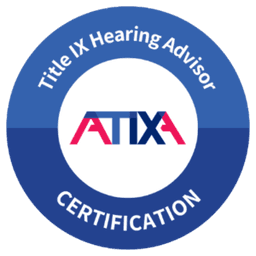 ATIXA Title IX Hearing Advisor Certification badge